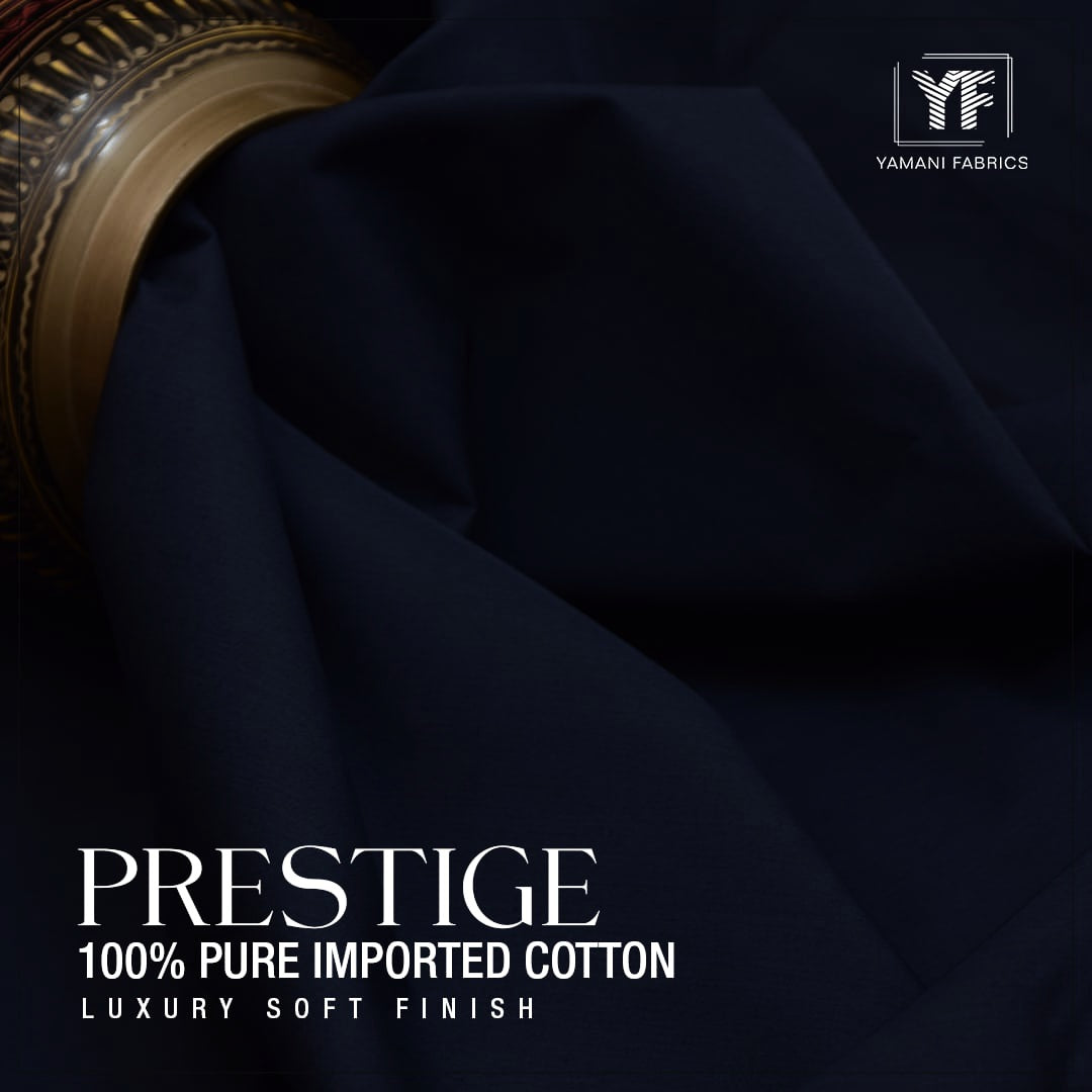 PRESTIGE 100% PURE IMPORTED COTTON FOR MEN |Blakish blue