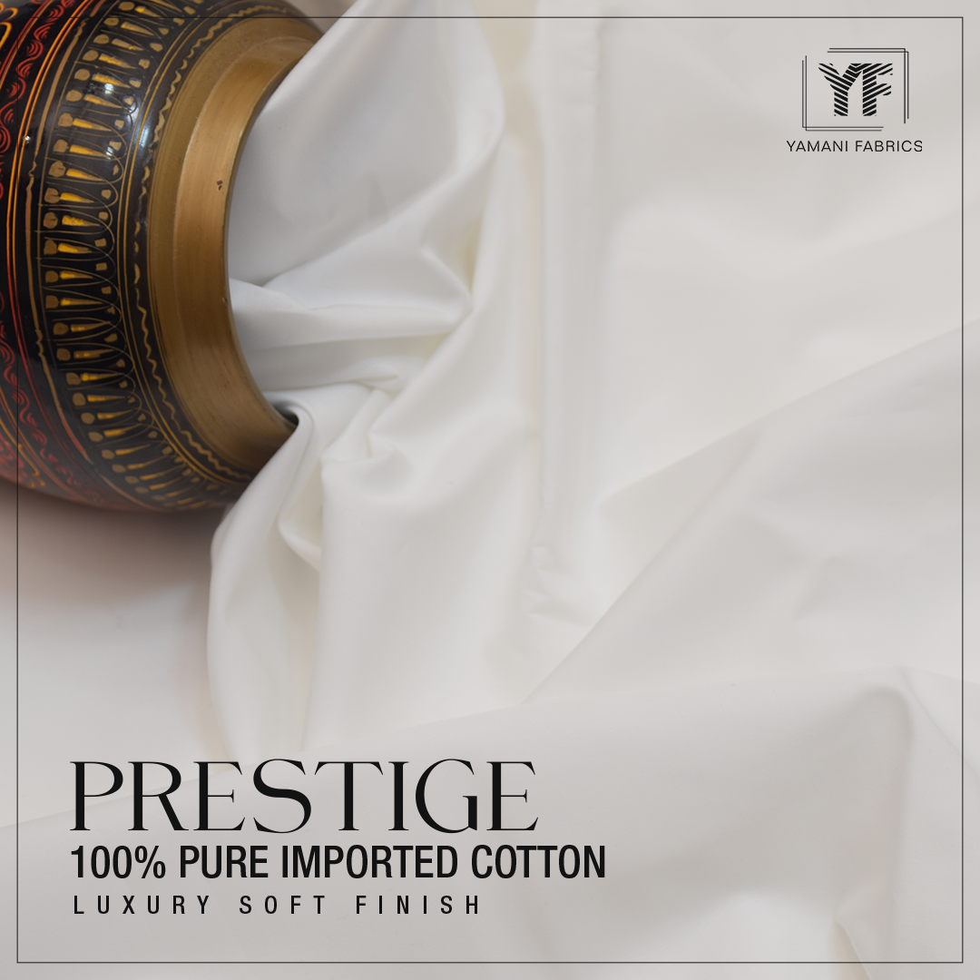 PRESTIGE 100% PURE IMPORTED COTTON FOR MEN|OFF WHITE