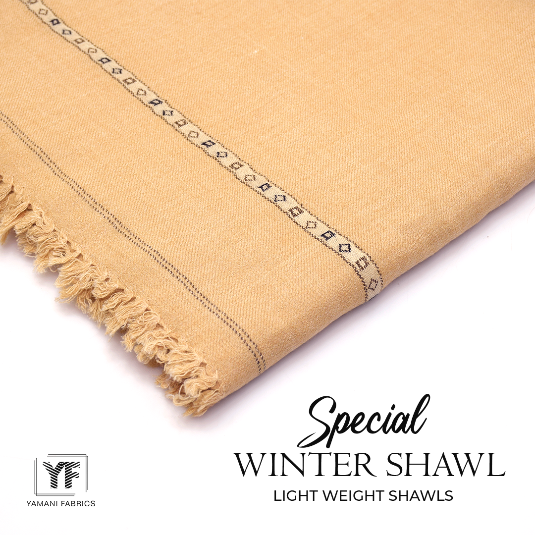 SPECIAL WINTER SHAWL FOR MEN | SKIN camel