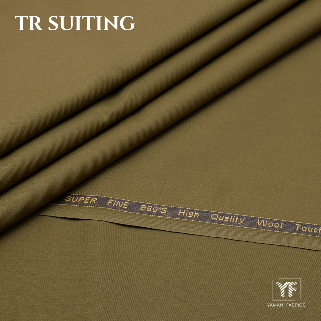 Gents Imported Wash n Wear Fabric (TR SUITING 9 - Skin Camel)
