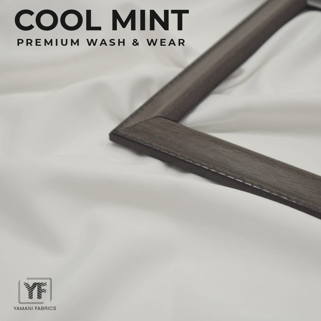 Cool mint premium wash n wear|off white