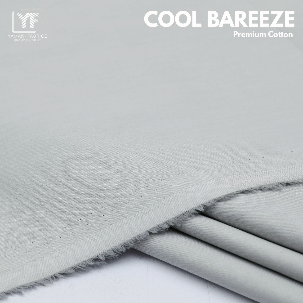Unstitched Cotton Fabric (Cool Breeze fossil)