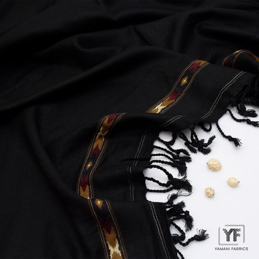 SPECIAL WINTER SHAWL FOR MEN | BLACK