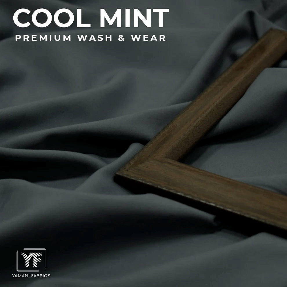 Cool mint premium wash n wear|grayblue