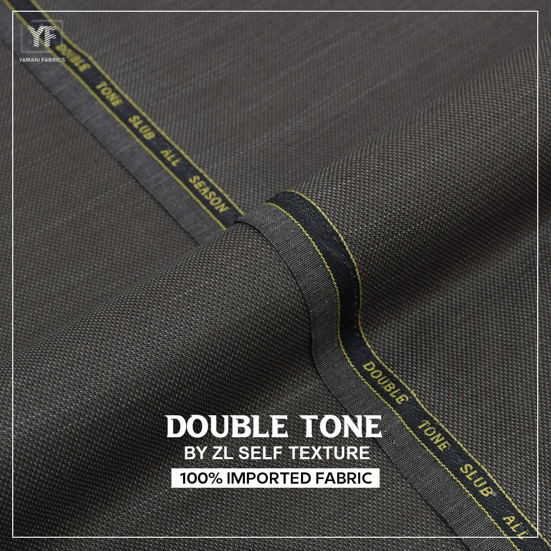 DOUBLE TONE BY ZL WOOL WASH N WEAR 100%IMPORTED FOR MEN| | COFFE