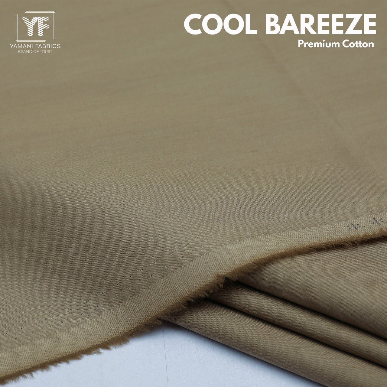 Unstitched Cotton Fabric (Cool Breeze 08 Light Coffee)
