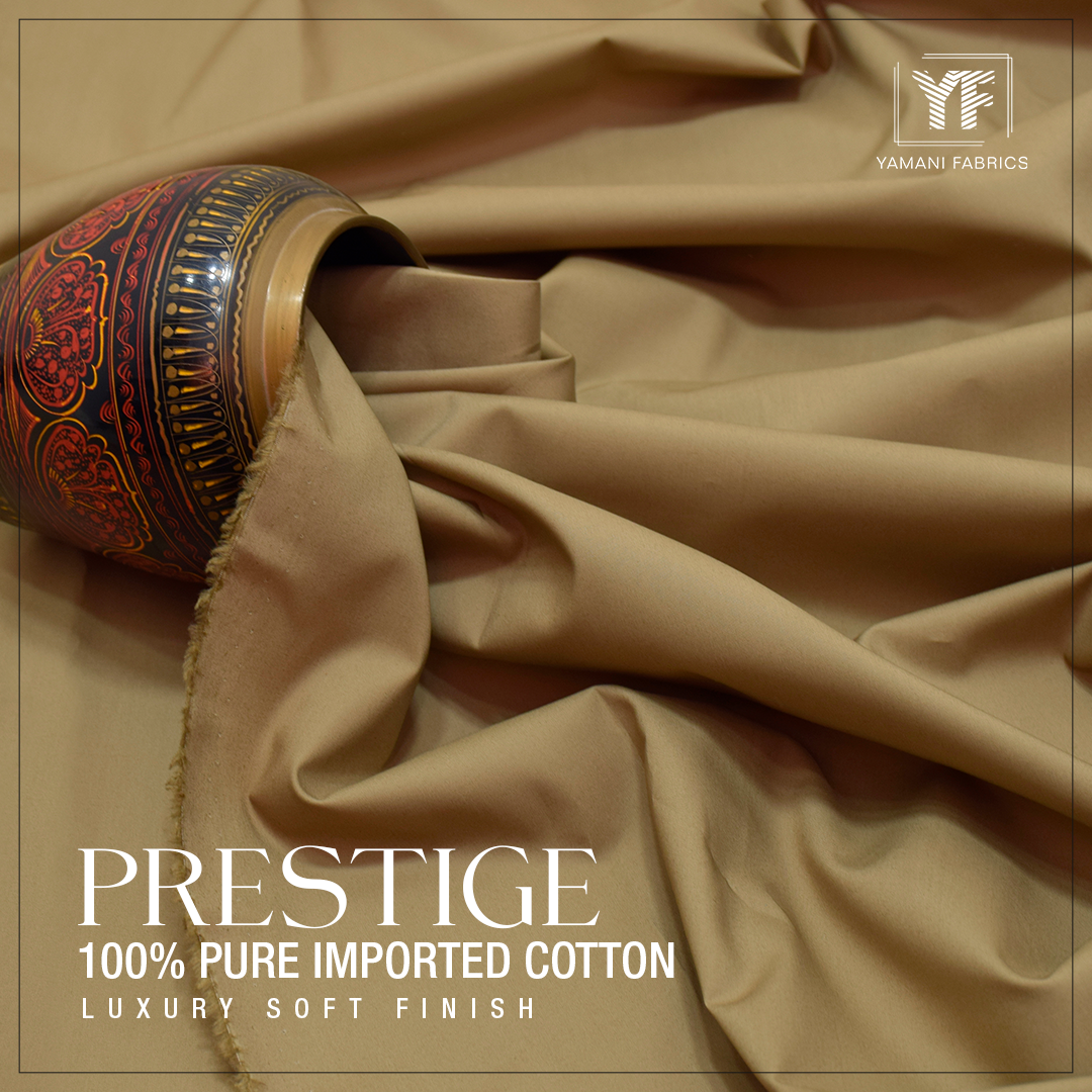 PRESTIGE 100% PURE IMPORTED COTTON FOR MEN|light almond