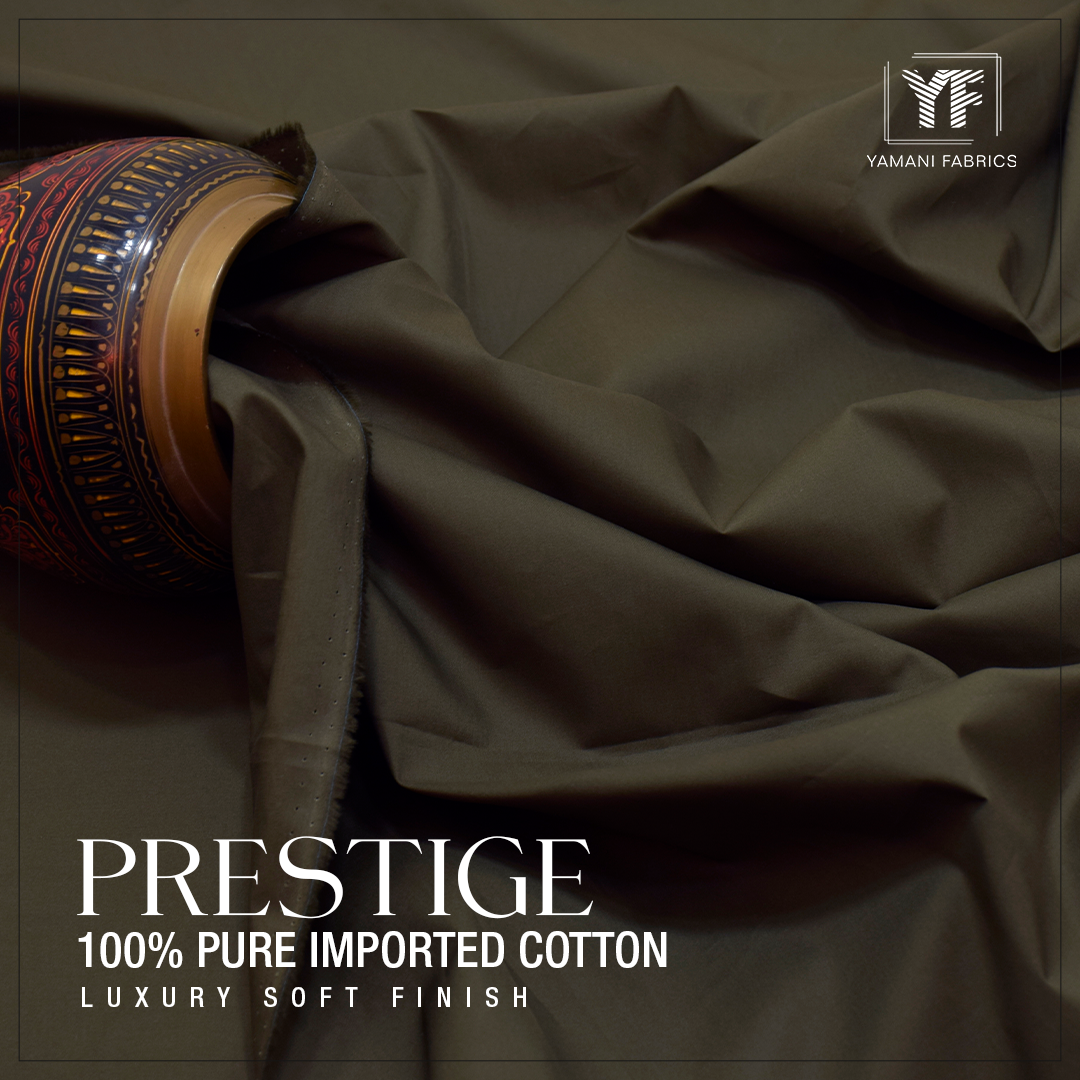 PRESTIGE 100% PURE IMPORTED COTTON FOR MEN|olive green
