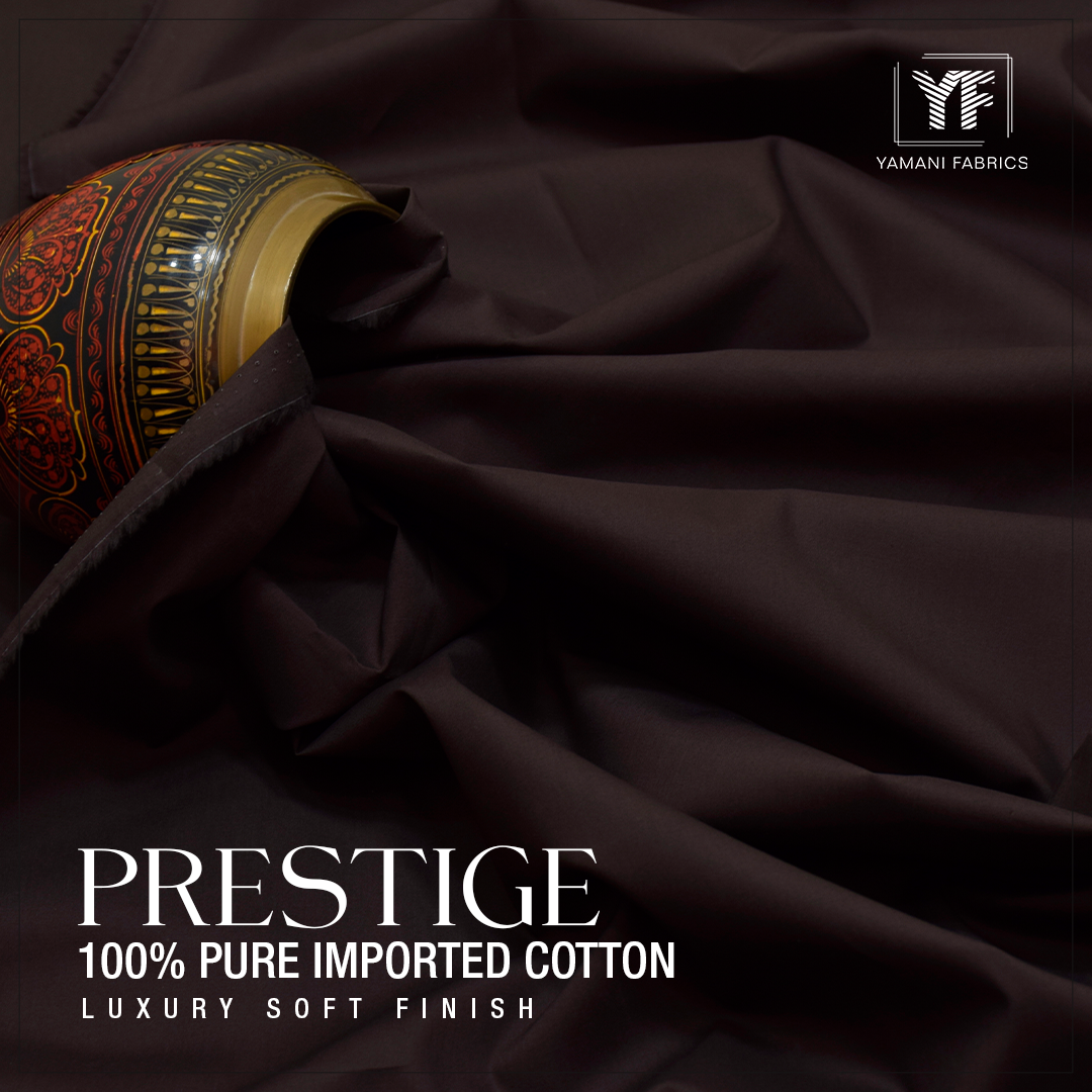 PRESTIGE 100% PURE IMPORTED COTTON FOR MEN|chocolate brown