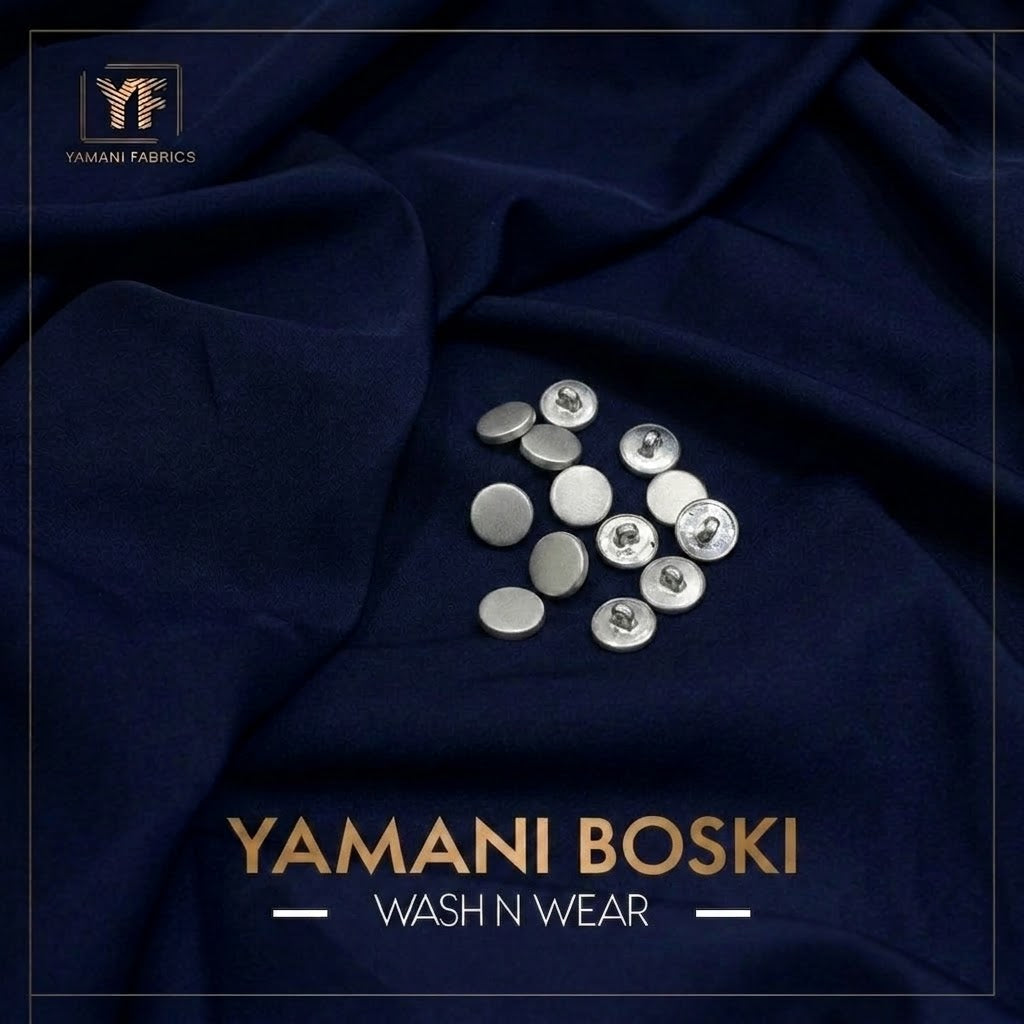 YAMANI BOSKI WASH N WEAR FOR MEN|NAVY BLUE