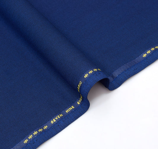 TR DELUX WOOL WASH N WEAR 100%IMPORTED FOR MEN| | INK BLUE TWILL WAVE
