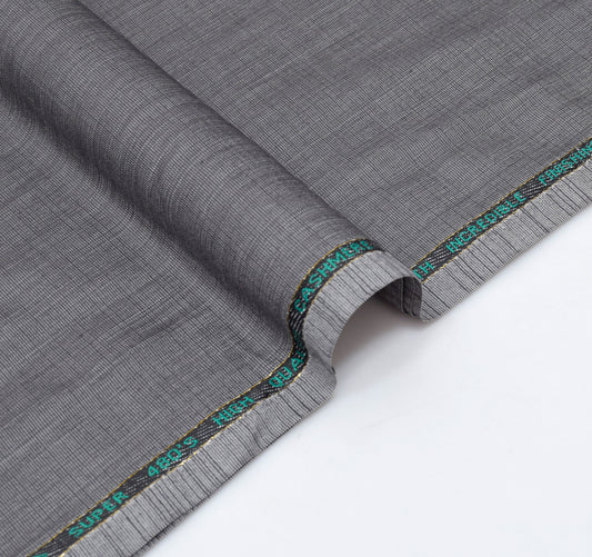 TR DELUX WOOL WASH N WEAR 100%IMPORTED FOR MEN| | SILVER GARY TWILL WAVE