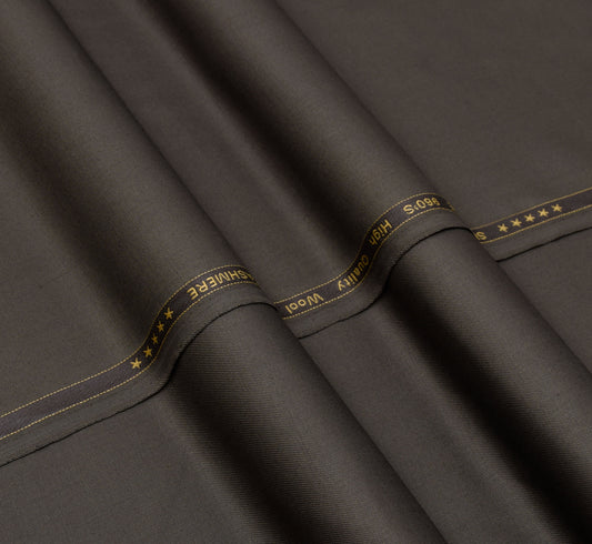 Gents Imported Wash n Wear Fabric (TR plus  - coffee grey)