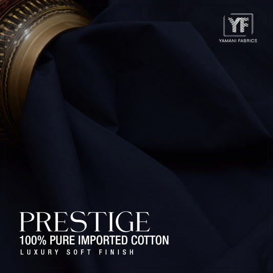 PRESTIGE 100% PURE IMPORTED COTTON FOR MEN |Blakish blue