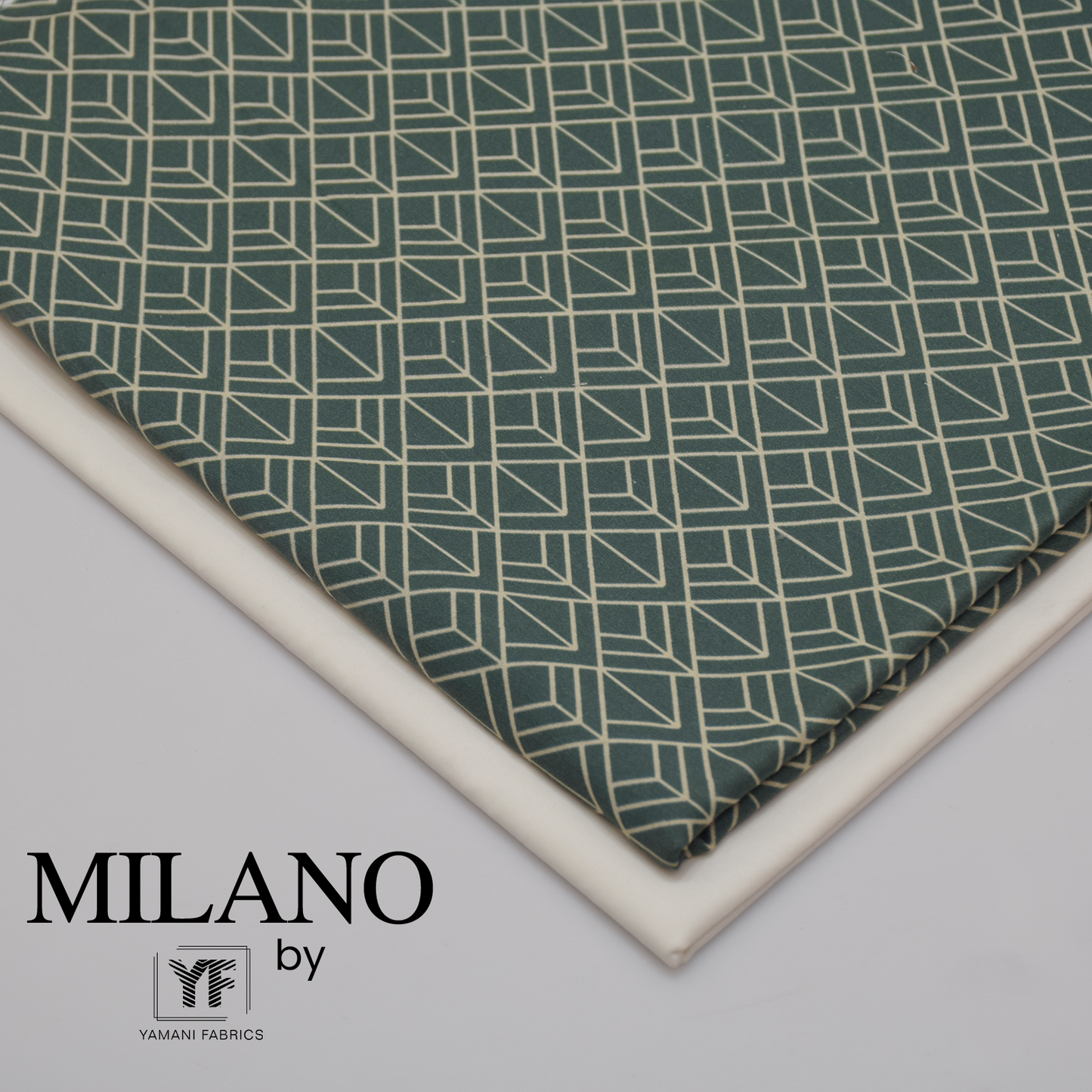 Mens Unstitched Printed Cotton Kurta Shalwar (Milano 56 )