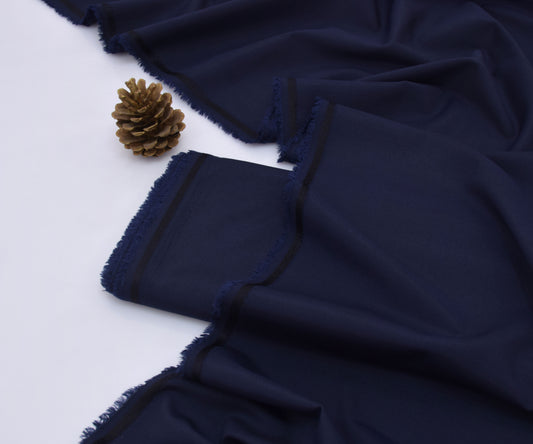 Summer Slub cool mint Wash N Wear for Men| navy blue