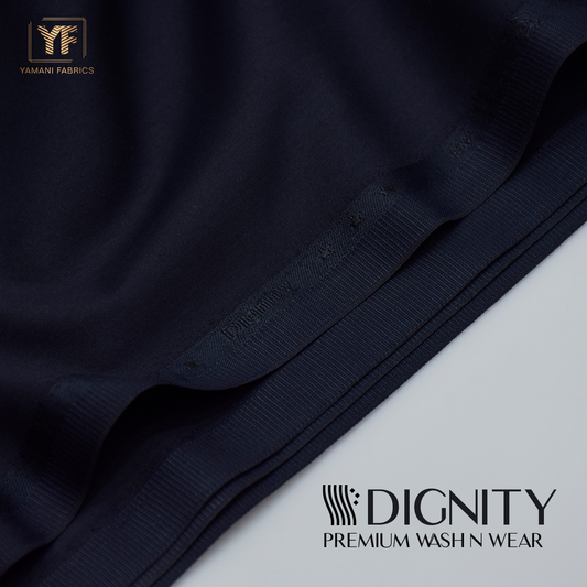 DIGNITY PREMIUM POLY-VISCOSE WASH N WEAR FOR MEN|NAVY BLUE