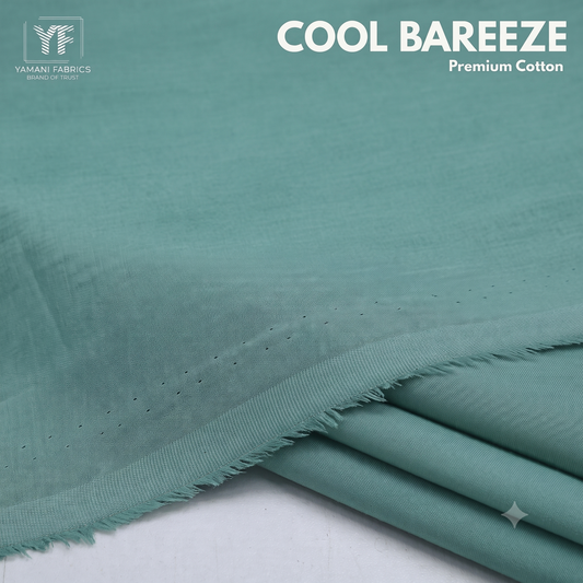 Unstitched Cotton Fabric (Cool Breeze mint green)