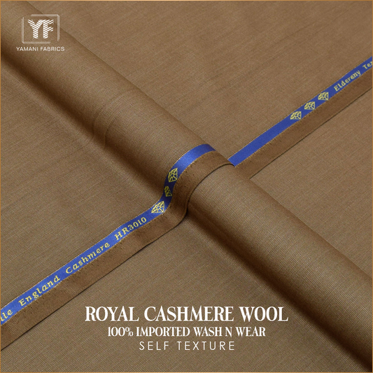 royal cashmere wool wash n wear 100%imported for men| camel