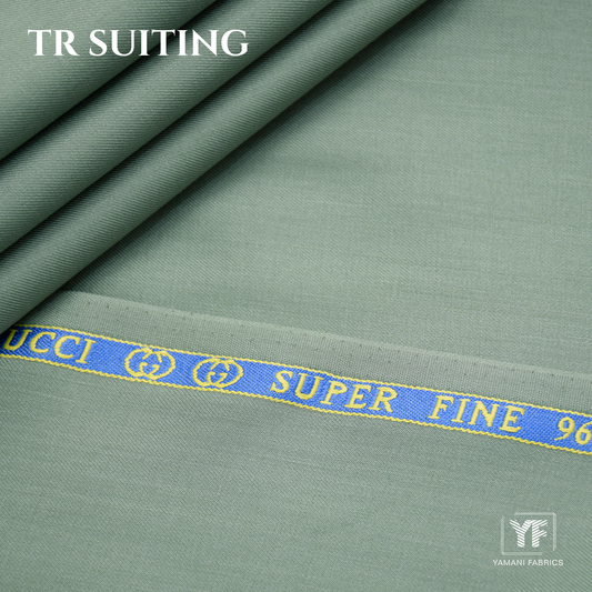 Gents Imported Wash n Wear Fabric (TR plus  - sea green)