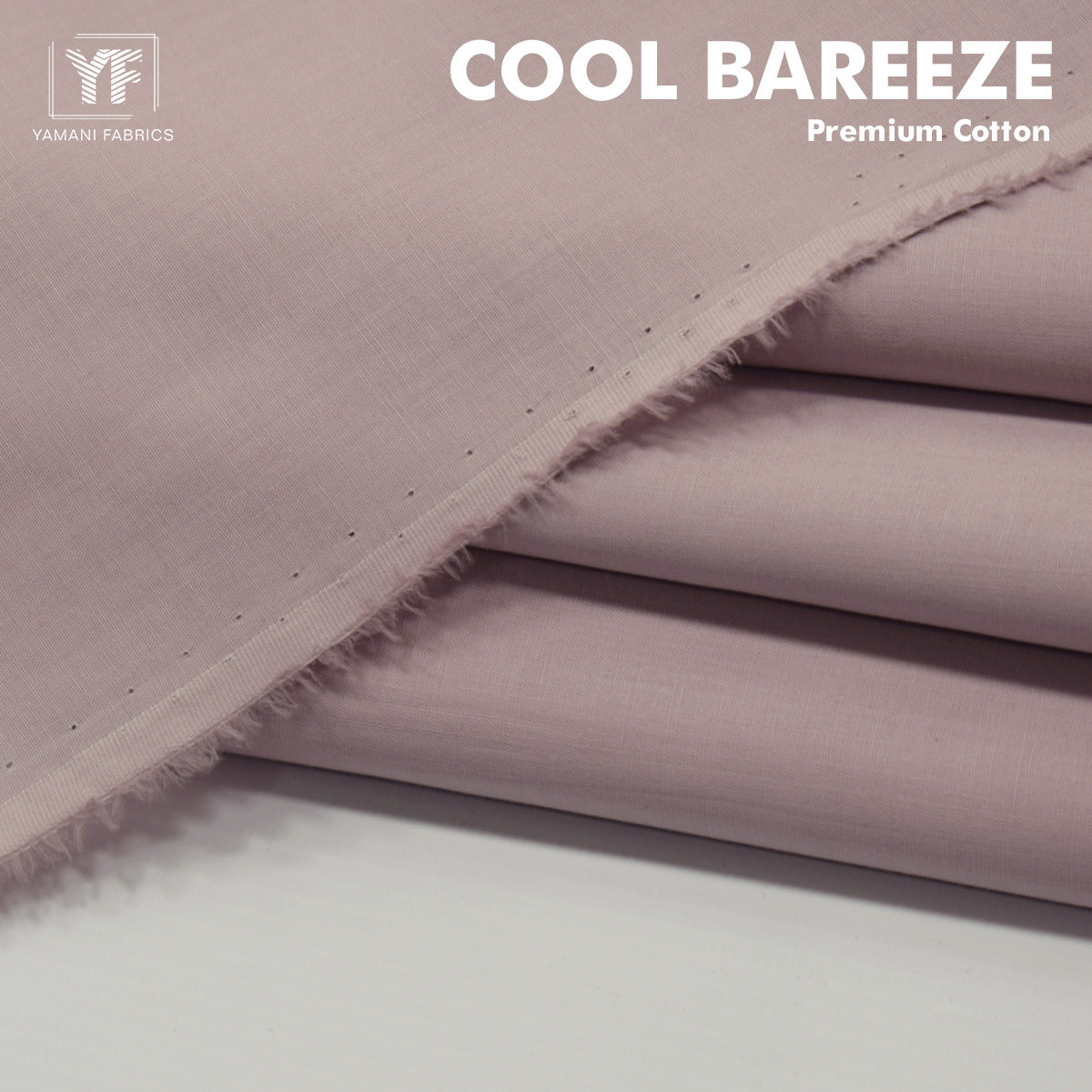 Unstitched Cotton Fabric (Cool Breeze 10 tea pink)