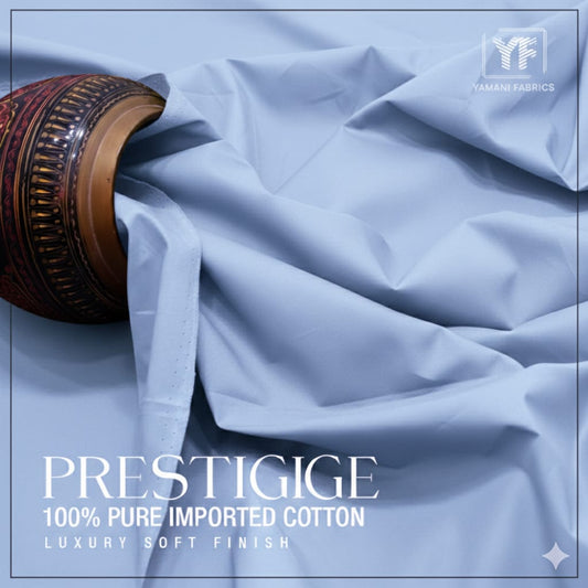 PRESTIGE 100% PURE IMPORTED COTTON FOR MEN | Light sky