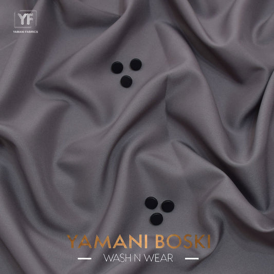 YAMANI BOSKI WASH N WEAR FOR MEN|GREY