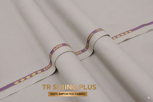 Gents Imported Wash n Wear Fabric (TR SUITING -biscute skin