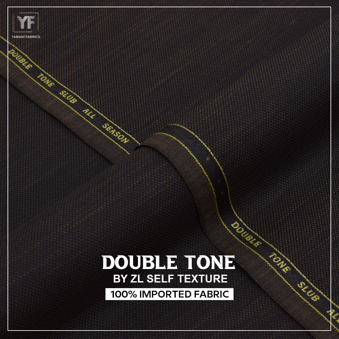 DOUBLE TONE BY ZL WOOL WASH N WEAR 100%IMPORTED FOR MEN| | BROWN