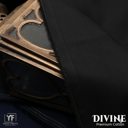 DIVINE 100% PURE EGYPTIAN COTTON FOR MEN|JET BLACK