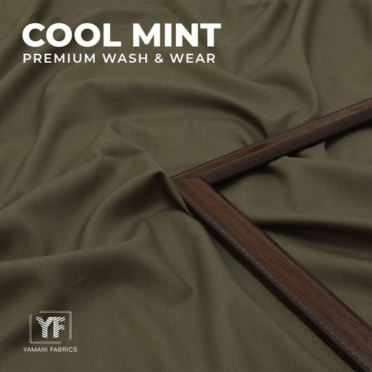 Cool mint premium wash n wear|OLIVE GRAY