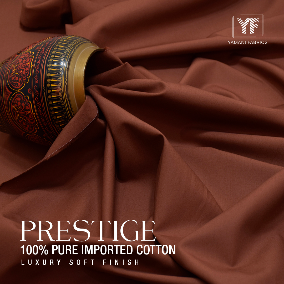 PRESTIGE 100% PURE IMPORTED COTTON FOR MEN|rust
