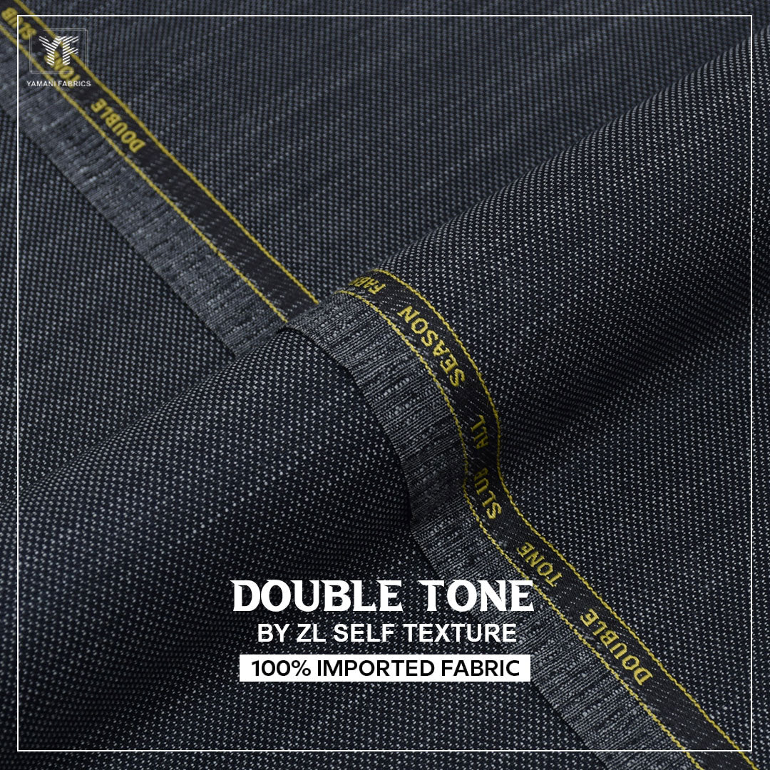 DOUBLE TONE BY ZL WOOL WASH N WEAR 100%IMPORTED FOR MEN| | SILVER