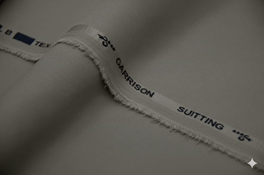 GARRISON SUITING PREMIUM WASH N WEAR FOR MEN|SILVER GREY
